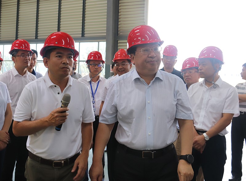 湖南省常务副省长陈向群调研pg国际新能源（中国）总部产业基地