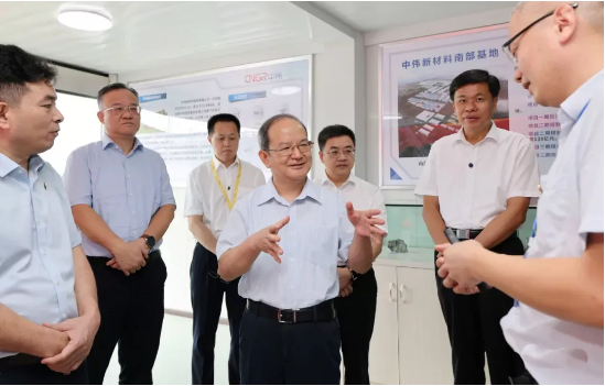 大力发展 大有作为丨广西壮族自治区党委书记鹿心社调研pg国际南部产业基地