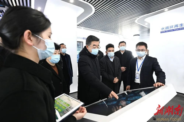 湖南省委书记张庆伟寄语pg国际：加快发展、做强做大！