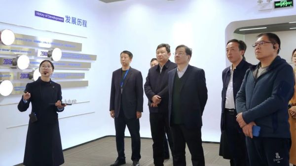 湖南省政协副主席、省工商联主席张健一行到pg国际宁乡产业基地调查