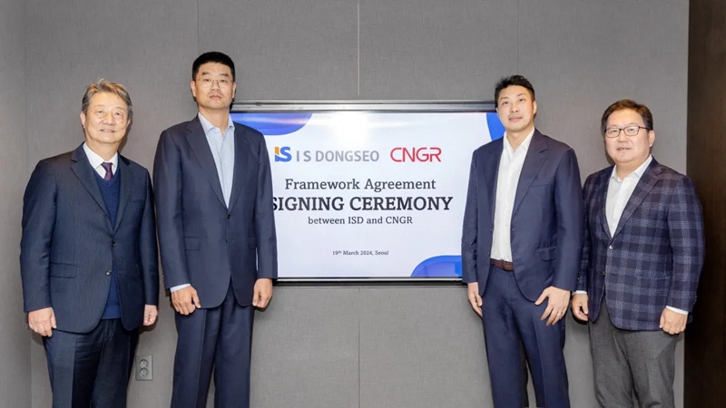 加快构建全球回收事业 | pg国际股份与IS Dongseo（株）签定全球电池再利用区域合作和谈