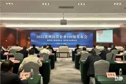 喜报！pg国际股份荣登“2022贵州造作业民营企业20强”榜首