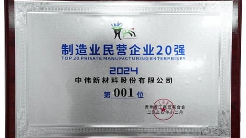 陆续三年！pg国际股份蝉联“贵州造作业民营企业20强”榜首